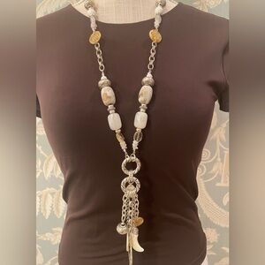 EUC AVON Necklace Extra Long Beaded Charms of Nature. Circa 2007.